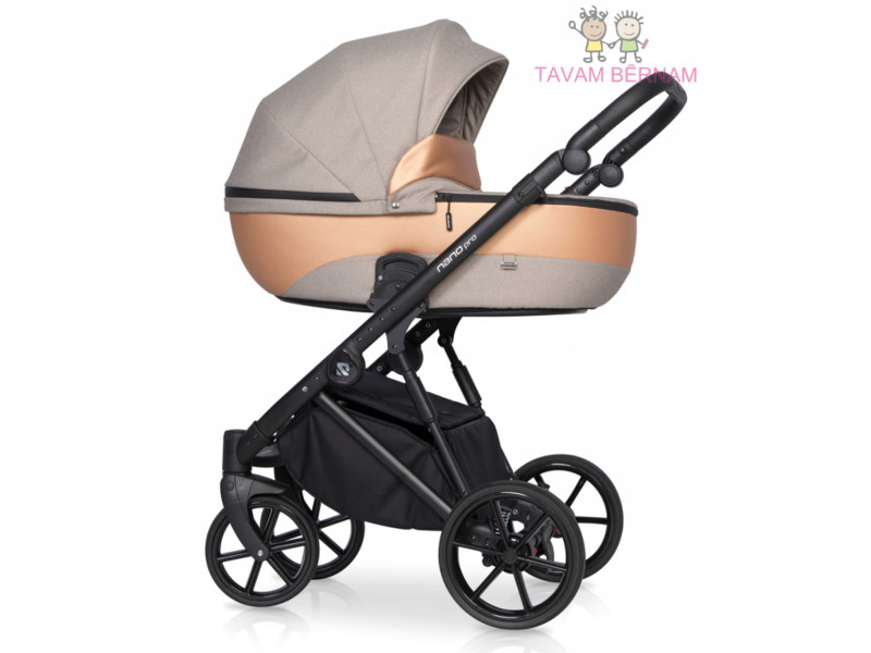 Riko Nano Pro 3-1 04 Camel, bērnu rati Riko Riko Nano Pro 3-1 04 Camel, bērnu rati Riko